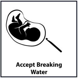 Accept breaking water