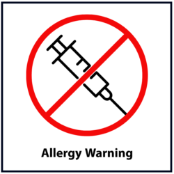 Allergy Warning (red)