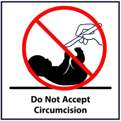 do no accept circumcision (red)