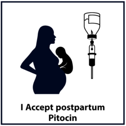 I accept postpartum Pitocin