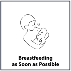 Breastfeeding as soon as possible