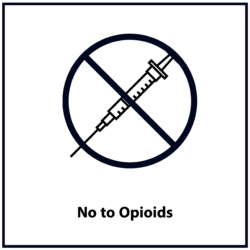 No to Opioids (black)
