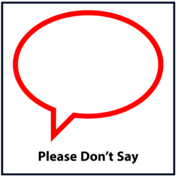 Please don't say (red)